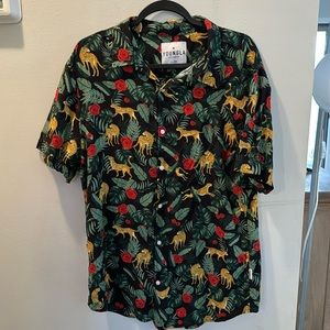 Young LA short sleeve button down